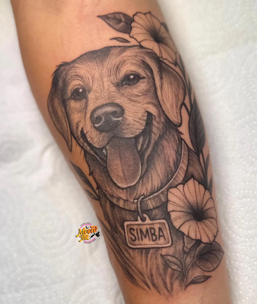 Tatuaje blanco y negro